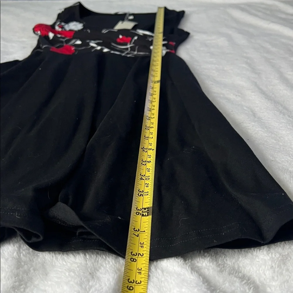 Furnex Elegant Women’s Black and Red Floral NWT Dress - S - Picture 6 of 11